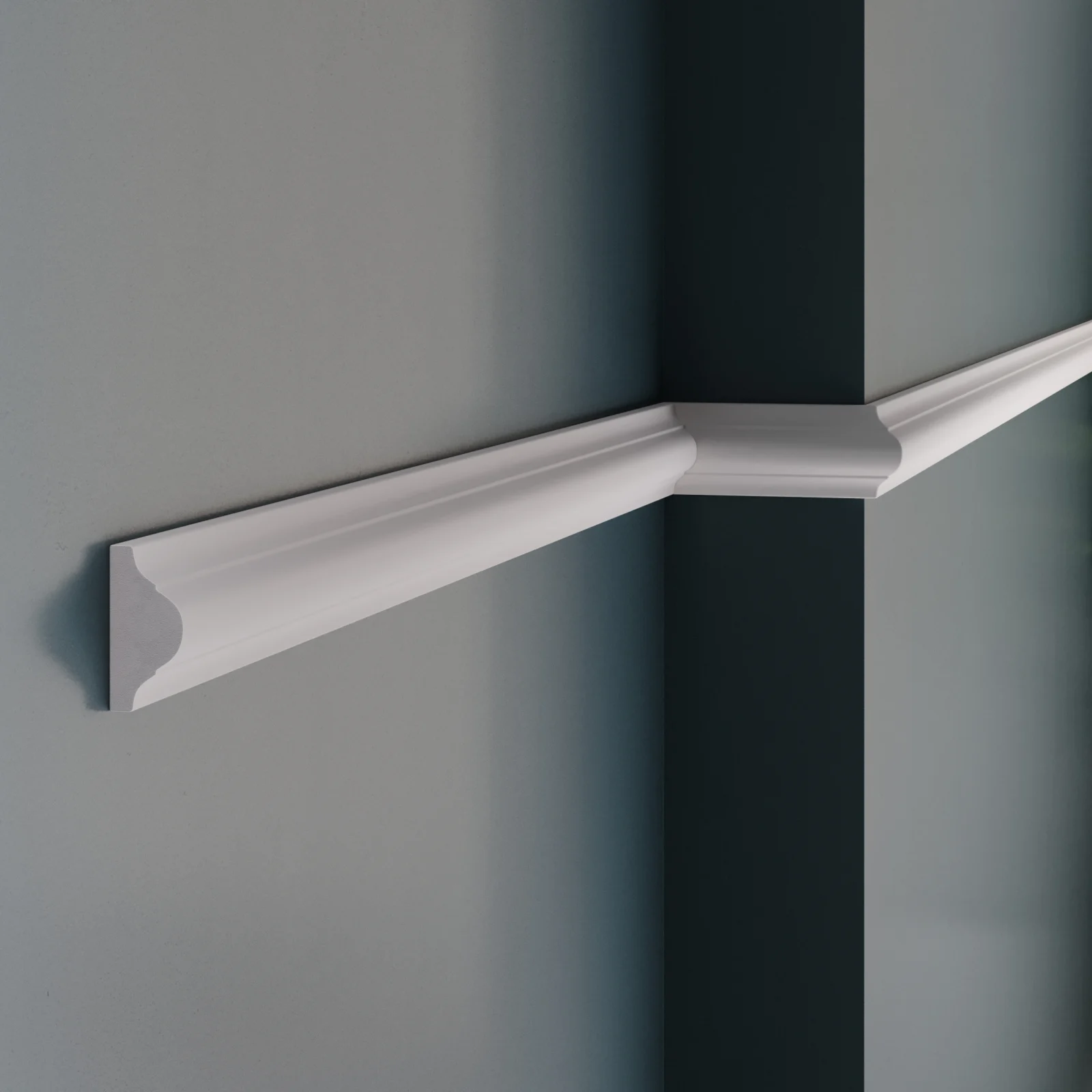 Brau polimer rigid - Brau decorativ din polimer rigid M4 - 2.6x1.2x200 cm