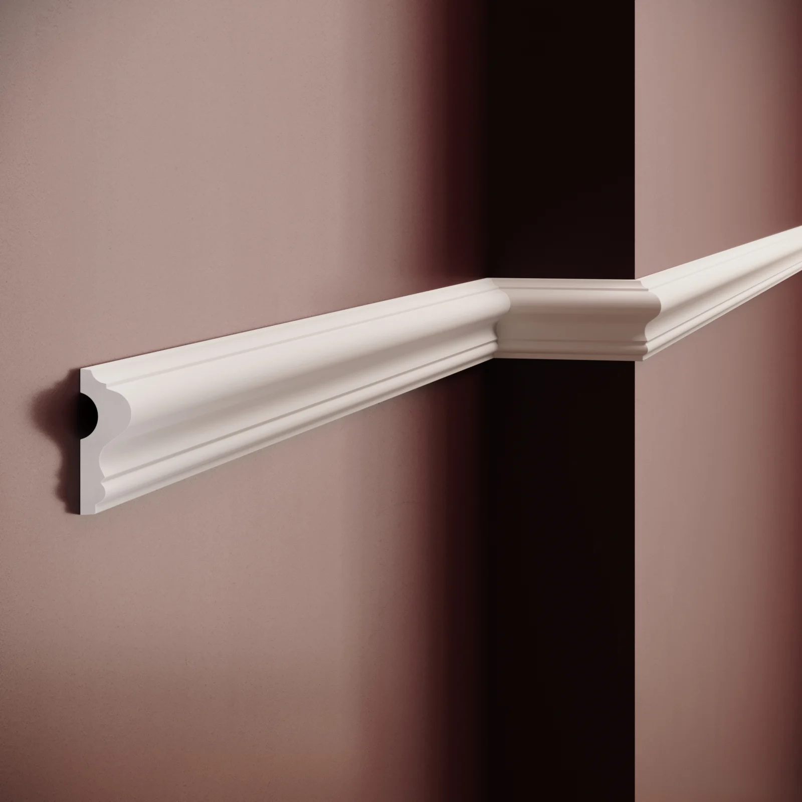 Brauri de perete - Brau decorativ din poliuretan CR889 - 6.2x2.6x200 cm