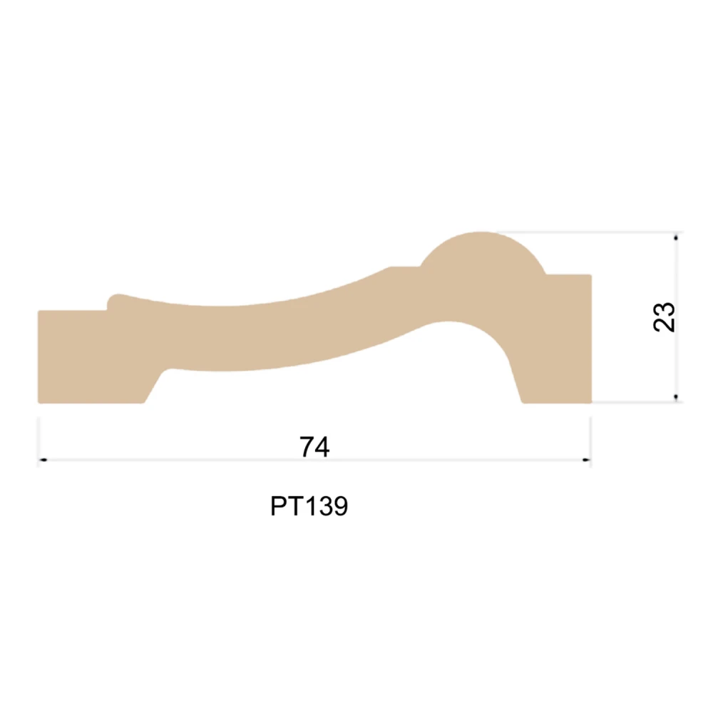 Brau decorativ duropolimer 74 mm [1]