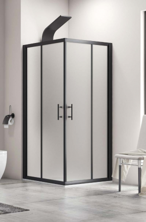 Cabine si panouri de dus - Cabina de Dus - FLORA 100 NERO ICY