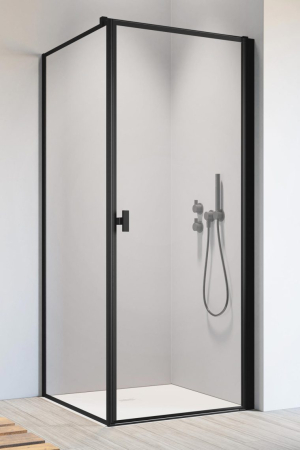 Cabine de dus dreptunghiulare - intrare laterala - Cabina de duș Nes 8 Negru KDJ I Frame