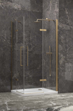 Cabină de duș dreptunghiulară - Cabina de dus - TINOS 100 ORO