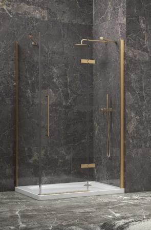 Cabină de duș dreptunghiulară - Cabina de dus - TINOS 100 & TN-10 ORO