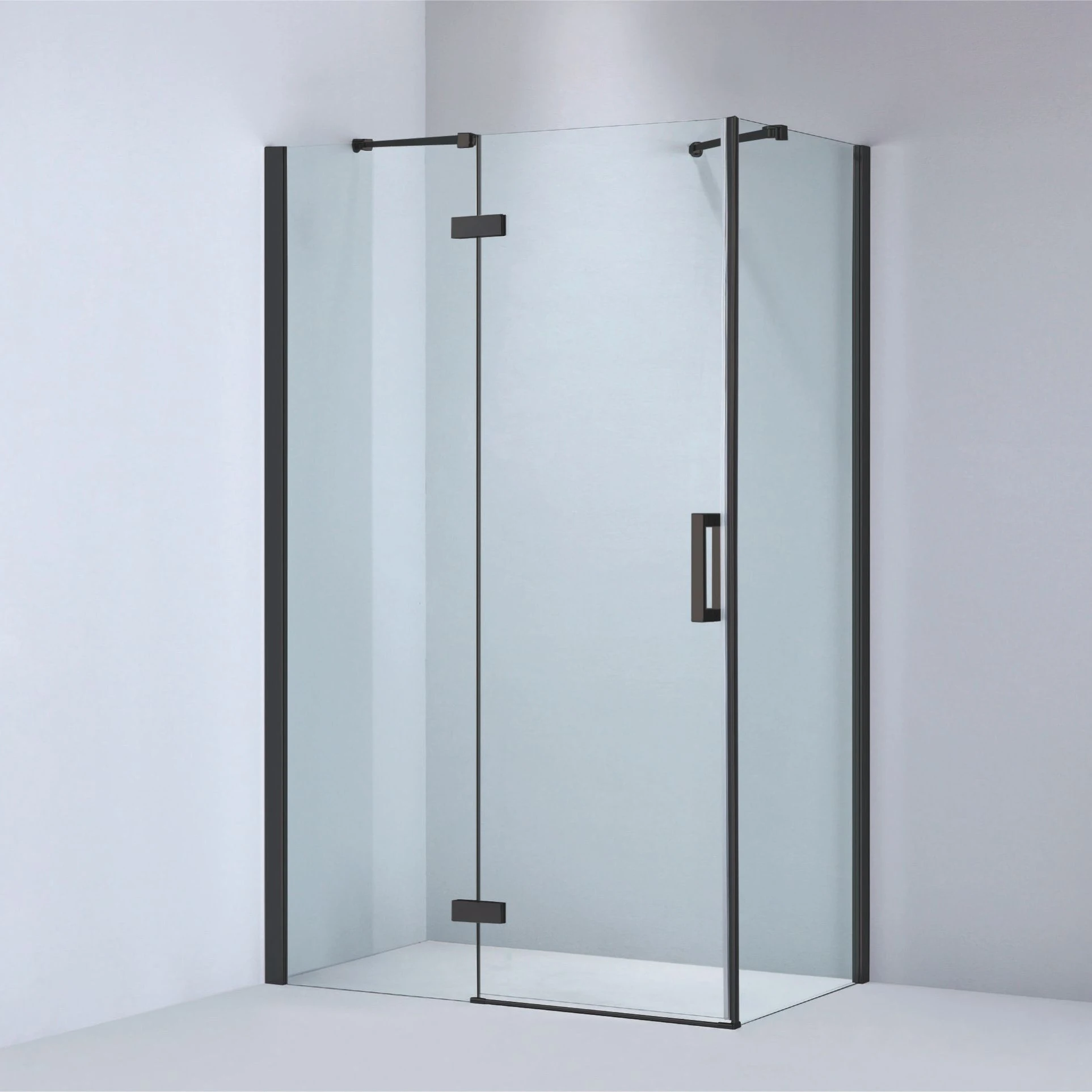 DOTARI BAIE - Cabina de dus WST 02 - PROFIL NEGRU STICLA TRANSPARENTA