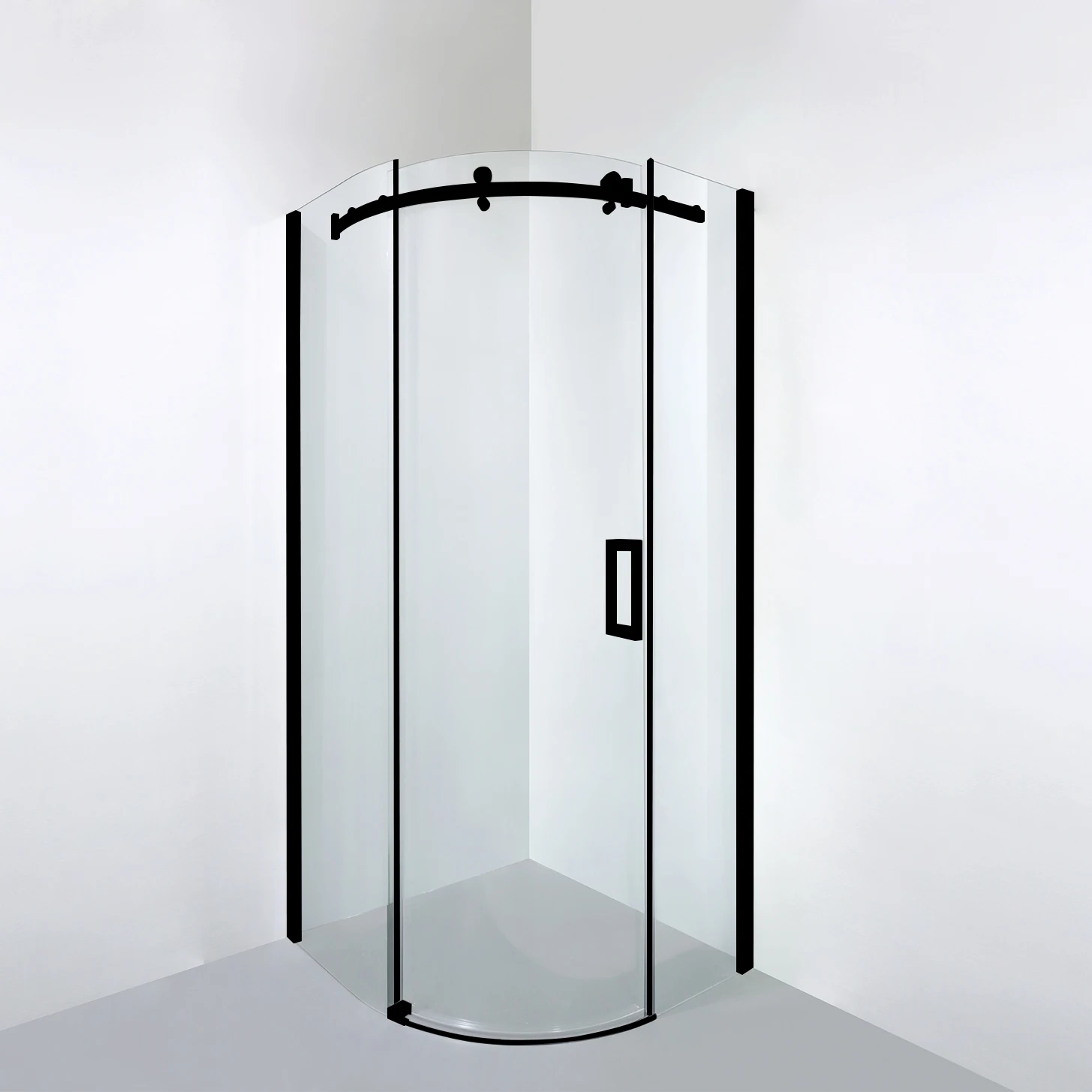 Usa Culisanta Dus - Cabina dus WST 05 STICLA TRANSPARENTA,  PROFIL NEGRU