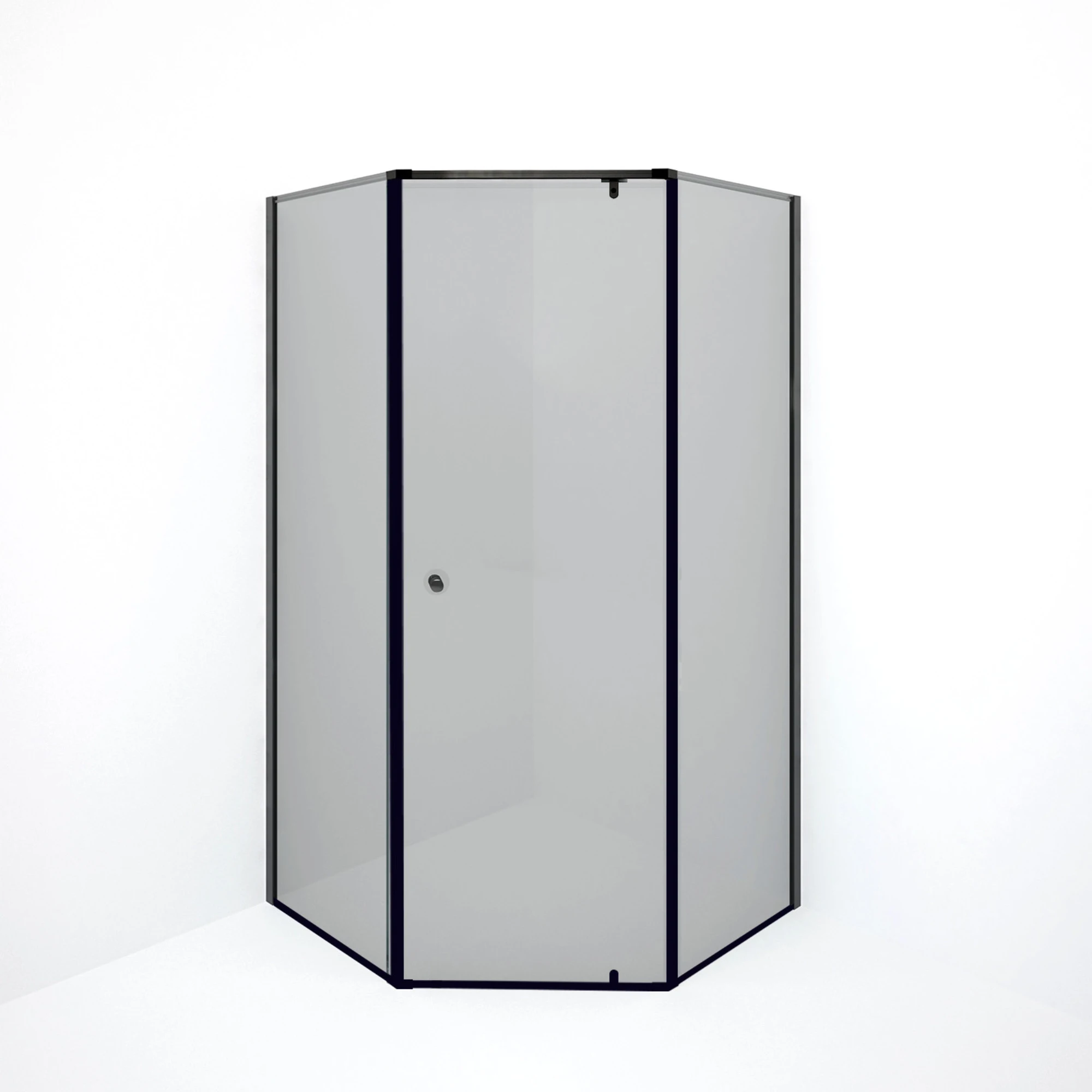 Usa Batanta Dus - Cabina dus WST 06 - STICLA FUMURIE, PROFIL NEGRU