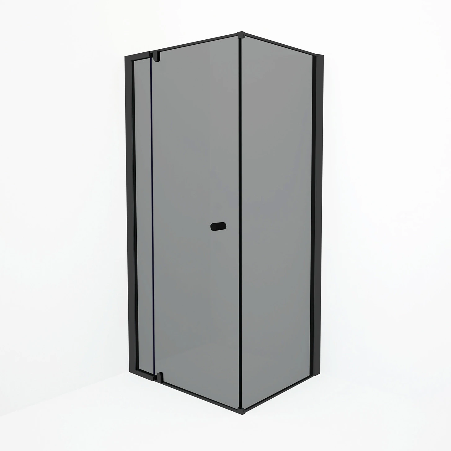 Usa Batanta Dus - Cabina dus WST09 - PROFIL NEGRU, STICLA FUMURIE