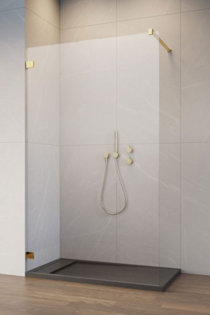 Cabine si cazi RADAWAY - Cabina Essenza Pro 8 Chrome Walk-in II - Auriu