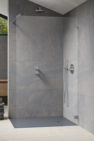 Cabine si cazi RADAWAY - Cabina Pro 8 Chrome Walk-in II – Nichel Periat