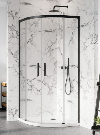 Semirotunde - Cabina Idea 6 PDD Negru