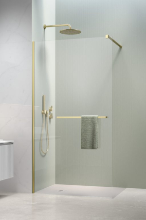 Cabine Walk In - Cabina Modo New II cu port prosop – Auriu Periat