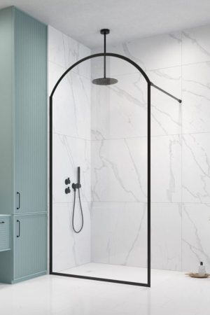 Cabine Walk In - Cabina Volta II Frame - Negru