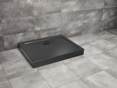 Cabine si cazi RADAWAY - Cada de dus Doros D Compact Stone Black