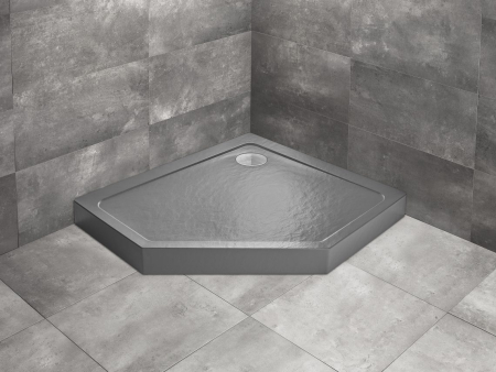 DOTARI BAIE - Cada de dus Doros PT E Compact Stone Anthracite