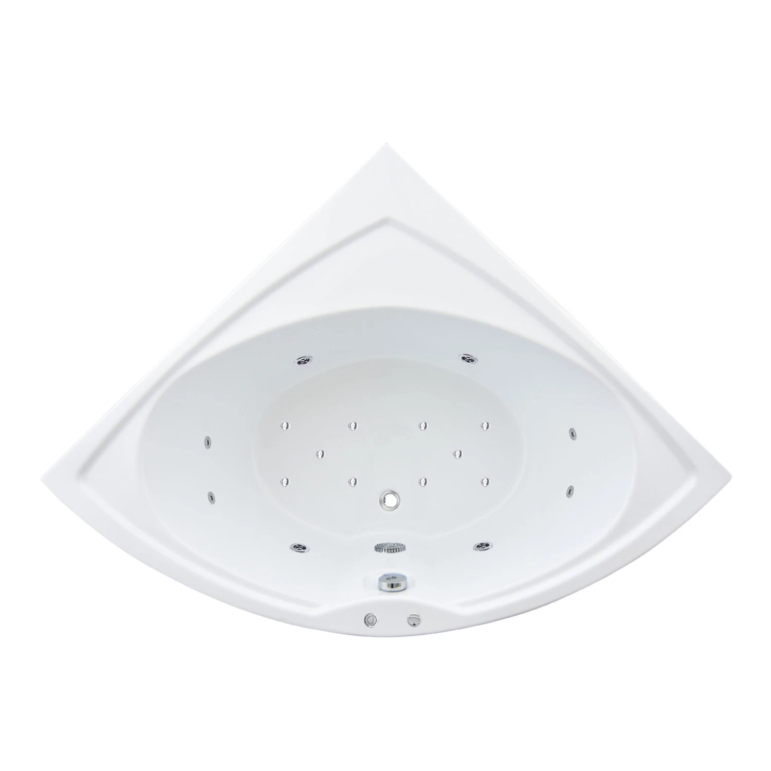 Cazi Simetrice - Cada GIUNONE cu Hidromasaj - 120 X 120 X 60 cm