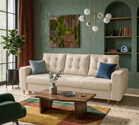 Colectia LYON - Canapea extensibila LYON - 236x104 cm, extensie 190x153 cm