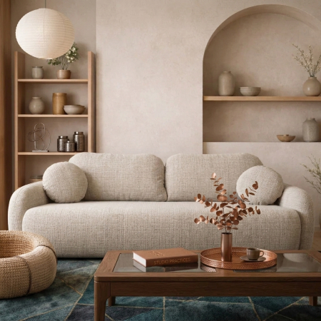 Mobilier D Concept - Canapea extensibilă HAGA cu lada de depozitare - 226x106 cm (extensie 190x153 cm)