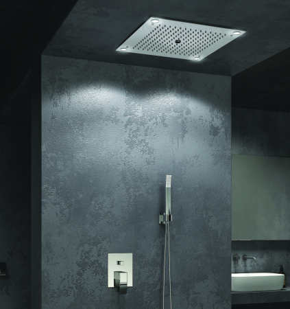 DOTARI BAIE - Cap de duș încastrat cu lumină LED - T806