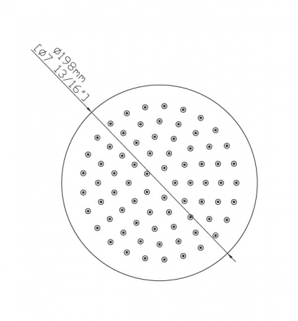 Cap de dus rotund - H13801 [1]
