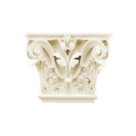 Pilastri - Capitel pilastru din poliuretan PL257 - 34.5x9.5x41.9 cm