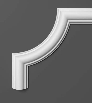 Chenar decorativ din poliuretan B16-1 - 20.5x20.5x2 cm [2]