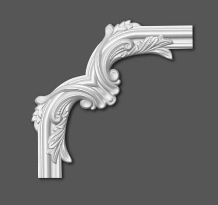 Chenare - Chenar decorativ din poliuretan B17-3 - 29.6x29.6x1.7 cm