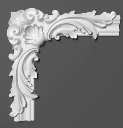 Chenare - Chenar decorativ din poliuretan B19-2 - 28x28x3 cm