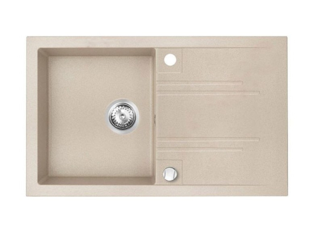 Chiuvete Bucatarie - Chiuvetă bucătărie MEZZO II DRGM48/78SA – granit sintetic, 78×48 cm