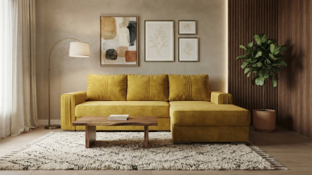 Colectia CRETA - Colțar extensibil CRETA – 235x180 cm, extensie 127x153 cm