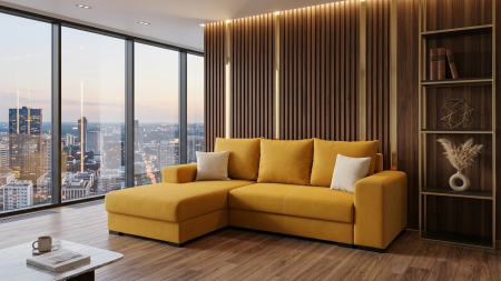 Canapele - Colțar extensibil KIEV mic – 245x180 cm, extensie 190x153 cm