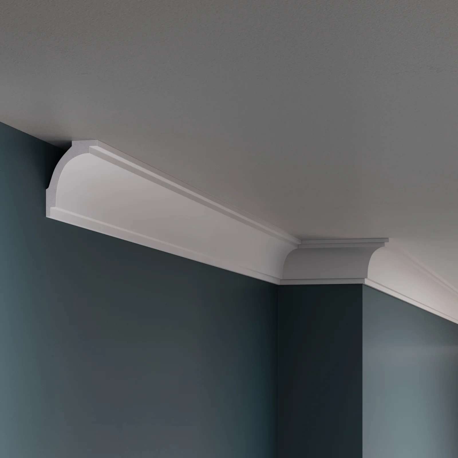 Profile Interior Allegria - Cornisa decorativa din polimer rigid K3 - 5.5x4x200 cm