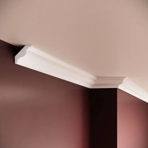 Poliuretan Inalta Densitate - Cornisa decorativa din poliuretan P824 - 4x4x200 cm