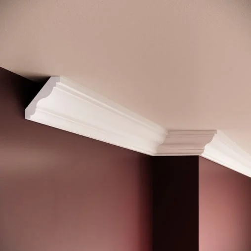 Poliuretan Inalta Densitate - Cornisa decorativa din poliuretan P904 - 5.5x5x200 cm