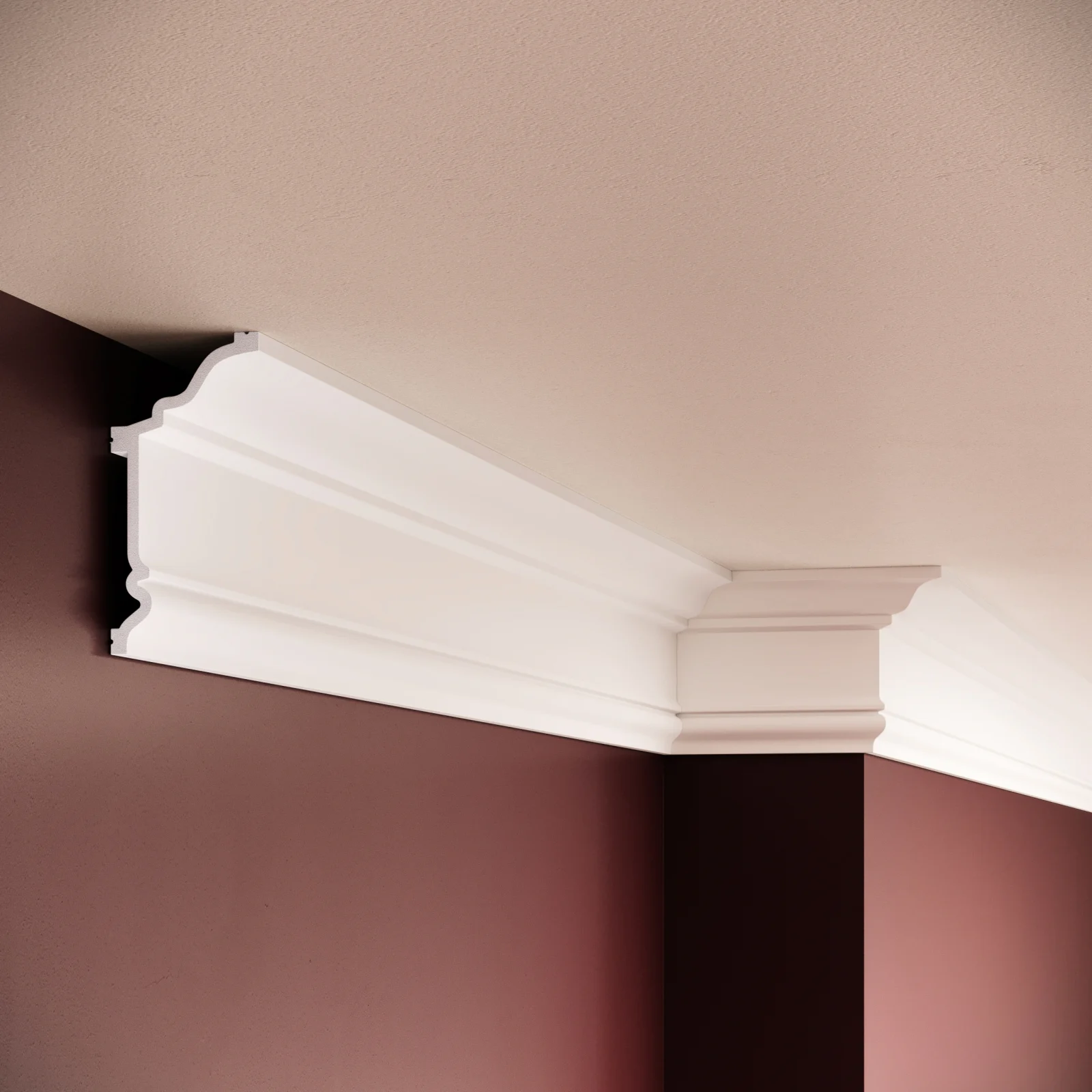 Cornise Tavan - Cornisa tavan C19 - 9.7x4.8x200 cm