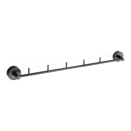 Colectia Moderno - Cuier baie SIXFOLD 2206 NERO OPACO MODERNO