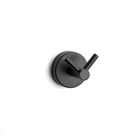 Colectia Uno - Cuier dublu baie 120255 NERO OPACO