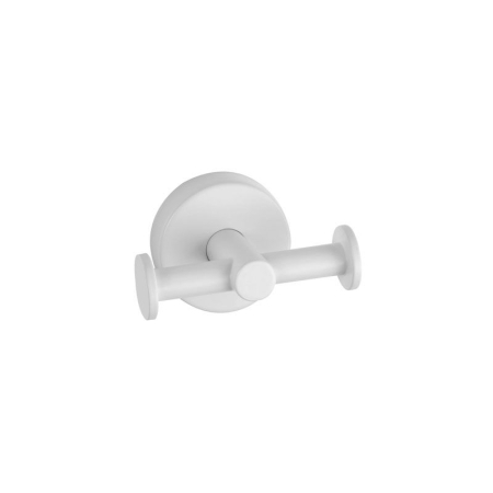 Colectia Uno - Cuier dublu baie 122266 - BIANCO OPACO UNO