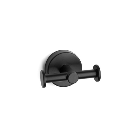 Colectia Uno - Cuier dublu baie 122255 - NERO OPACO UNO