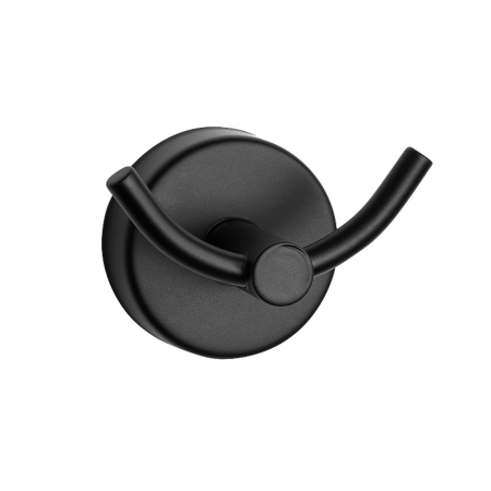 Colectia Moderno - Cuier dublu baie MODERNO 2202 NERO OPACO