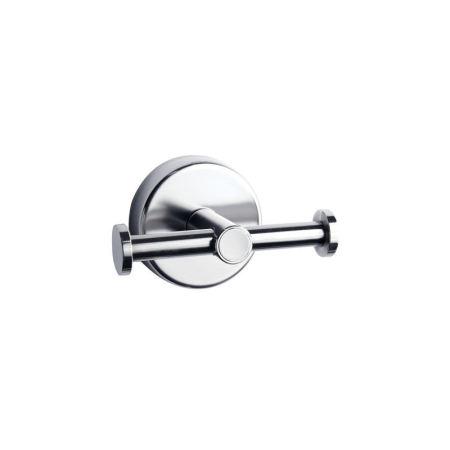 Colectia Moderno - Cuier dublu baie MODERNO CROMO 2222