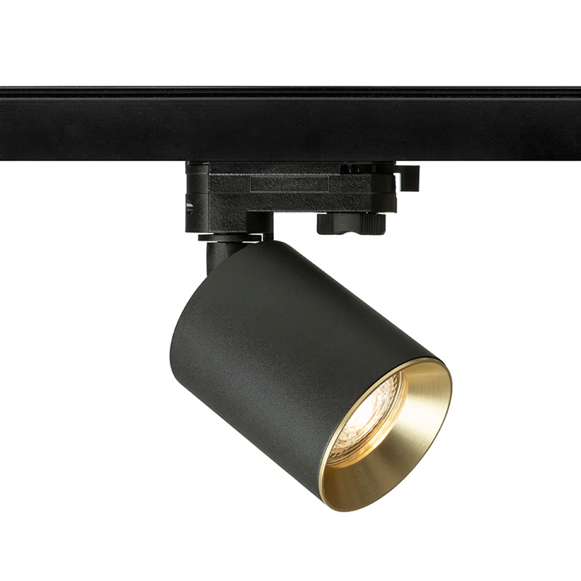 CORPURI DE ILUMINAT - DARIO – Spot cilindric cu soclu GU10 pentru șină cu 3 circuite