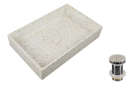 Obiecte Sanitare - Vas Lavoar DION - 600x390x120mm - FRUITCAKE