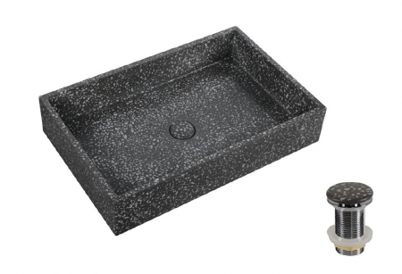 Obiecte Sanitare - Vas Lavoar DION - 600x390x120mm - VOLCANO