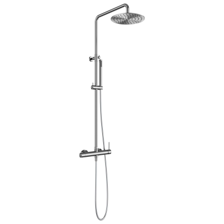 Baterii - Duș cu coloană fixă și mixer S16058 ETERNITY 316 – Oțel periat