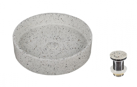 Obiecte Sanitare - Lavoar ELPIS - Ø425x100mm, STRACCIATELLA