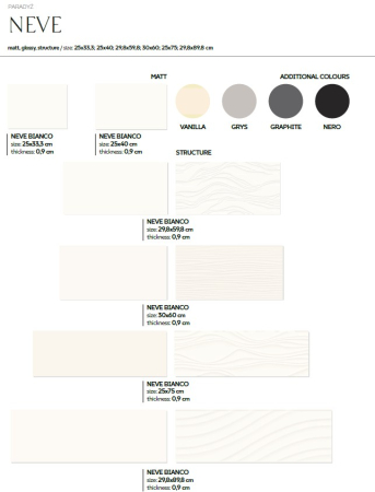 Faianta de Perete - FAIANTA NEVE