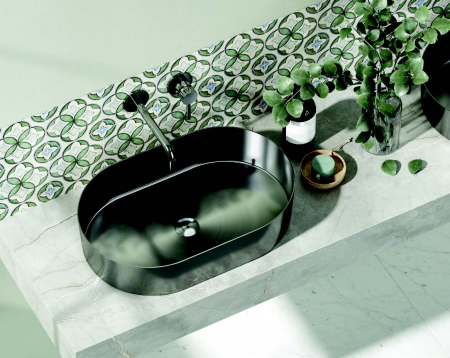 Obiecte Sanitare - Vas lavoar JUPITER - 550x350x115, GUN METAL
