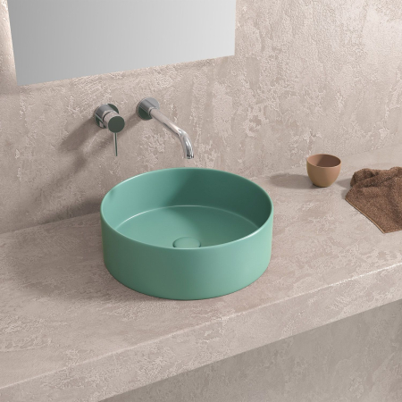 Obiecte Sanitare - LAVOAR LT 3134 - 355x355x120mm, TURQUOISE MATT
