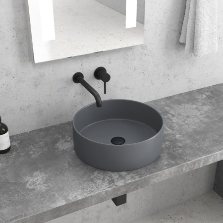 Obiecte Sanitare - LAVOAR LT 3134 - 355x355x120mm, GRIGIO MATT