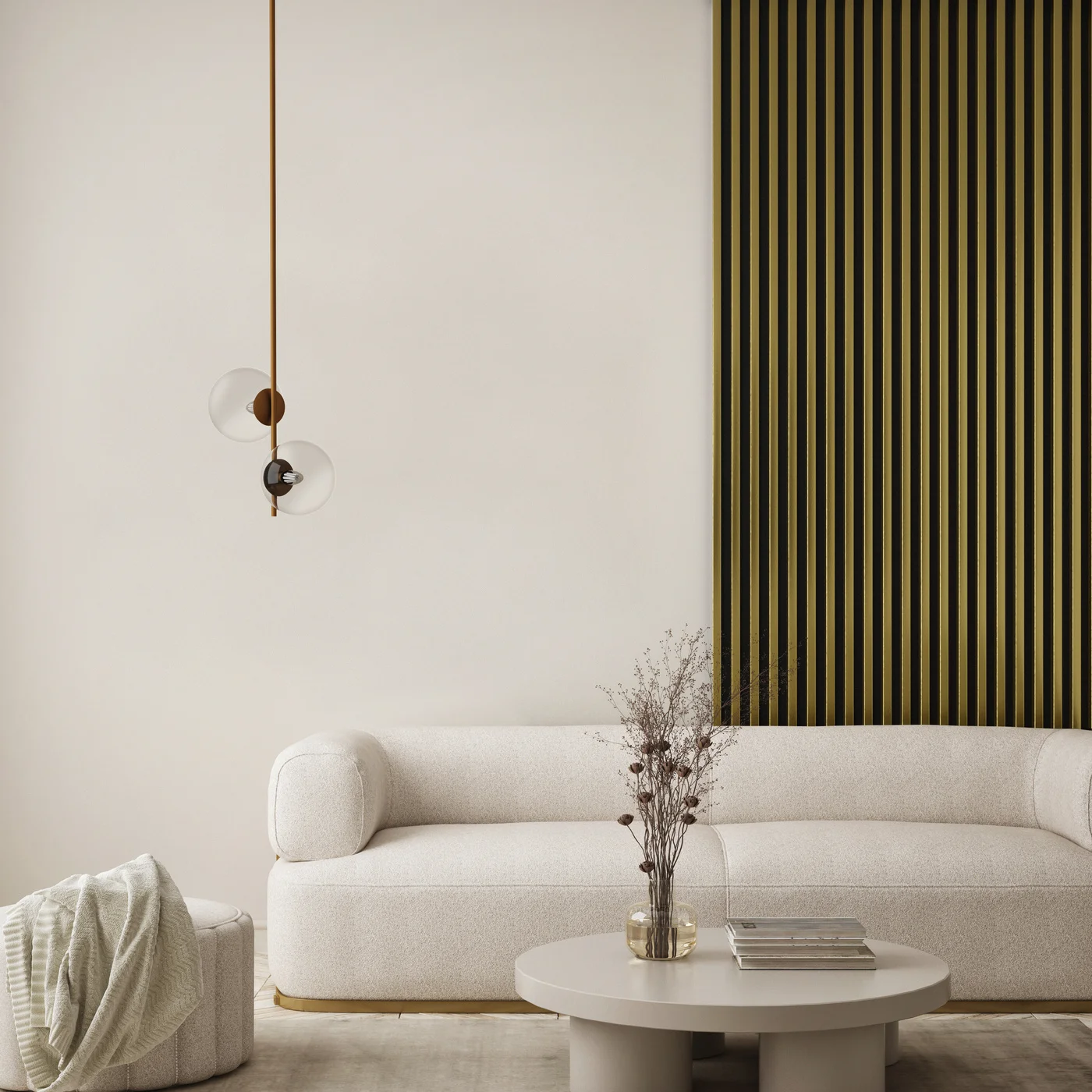 Riflaje decorative MDF - RIFLAJE LINEA SLIM GOLD / BLACK 1